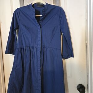 Tuckernuck Navy Button-Up Shirt